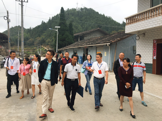 县政协开展少数民族村精准扶贫工作视察活动